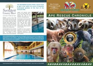 Ape Rescue Chronicle