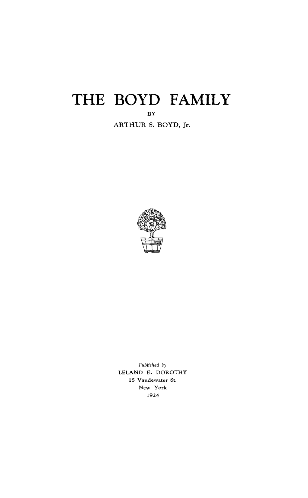 The Boyd Family by Arthurs