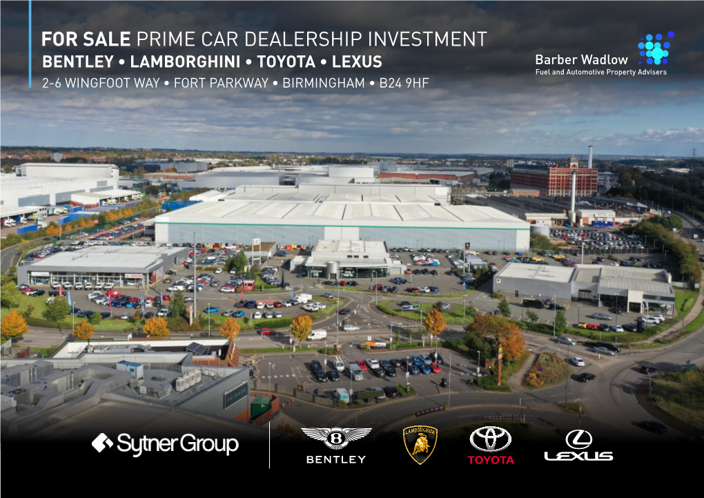 For Sale Prime Car Dealership Investment