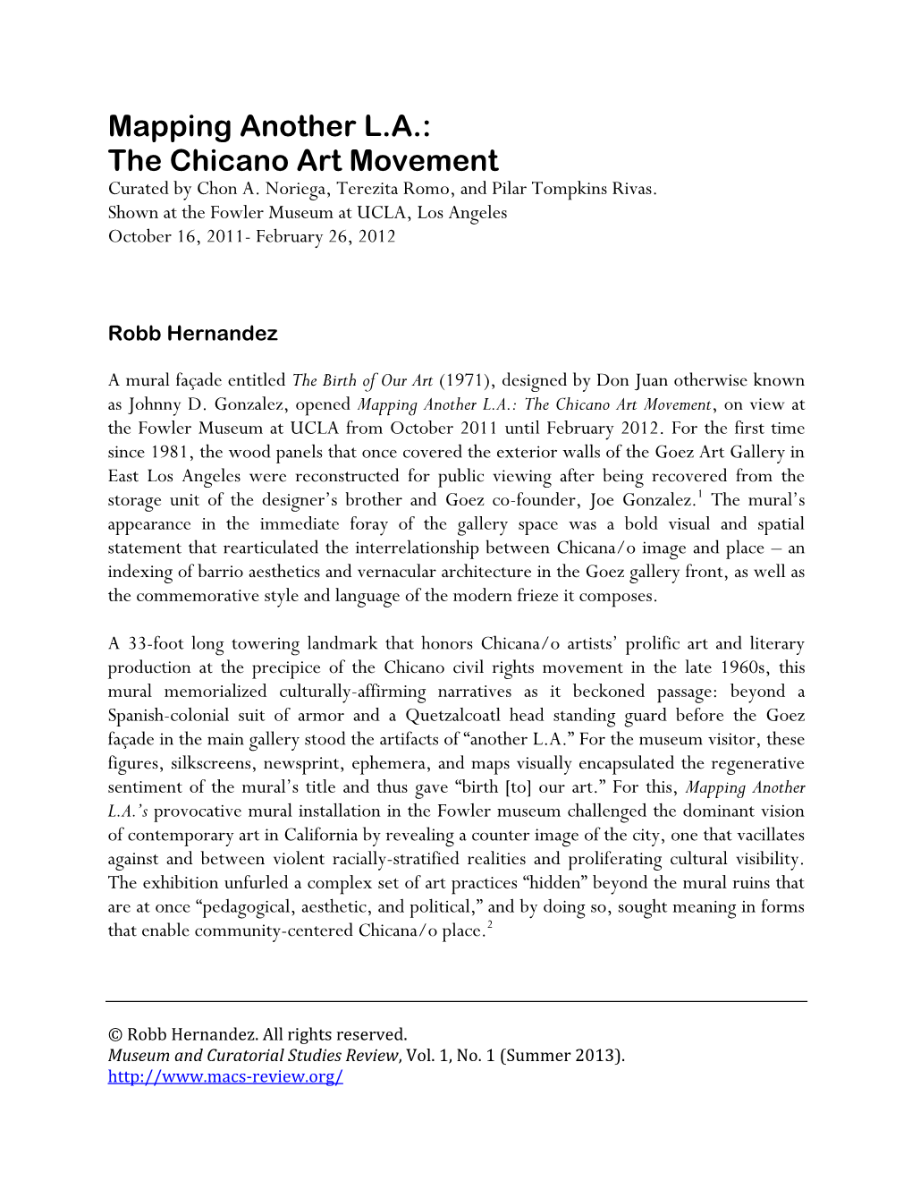 The Chicano Art Movement Curated by Chon A