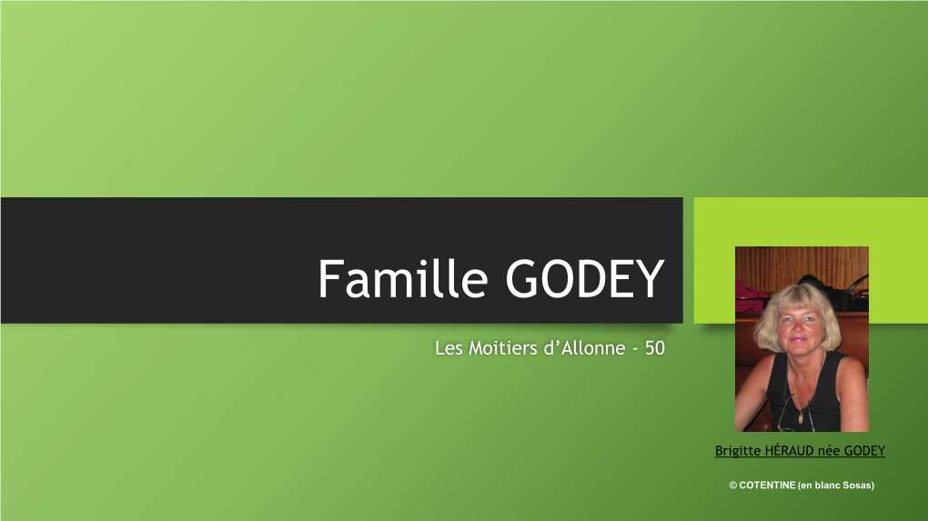 Famille GODEY