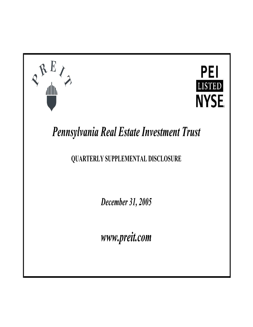 Pennsylvania Real Estate Investment Trust