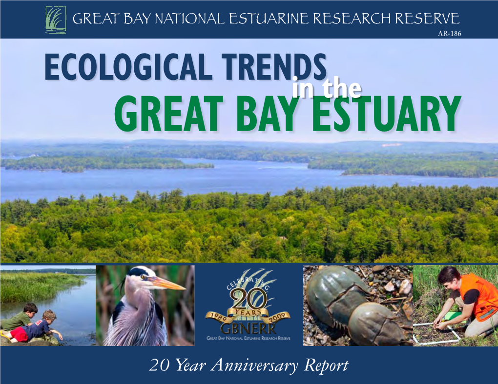 Ecology Trends in the Great Bay Estuary 20 Year Anniversary Report