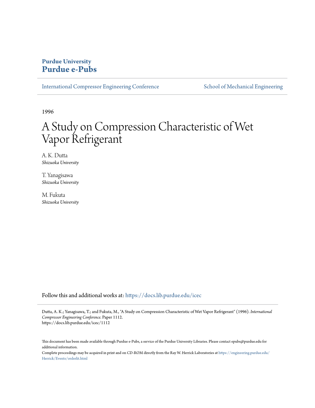 A Study on Compression Characteristic of Wet Vapor Refrigerant A