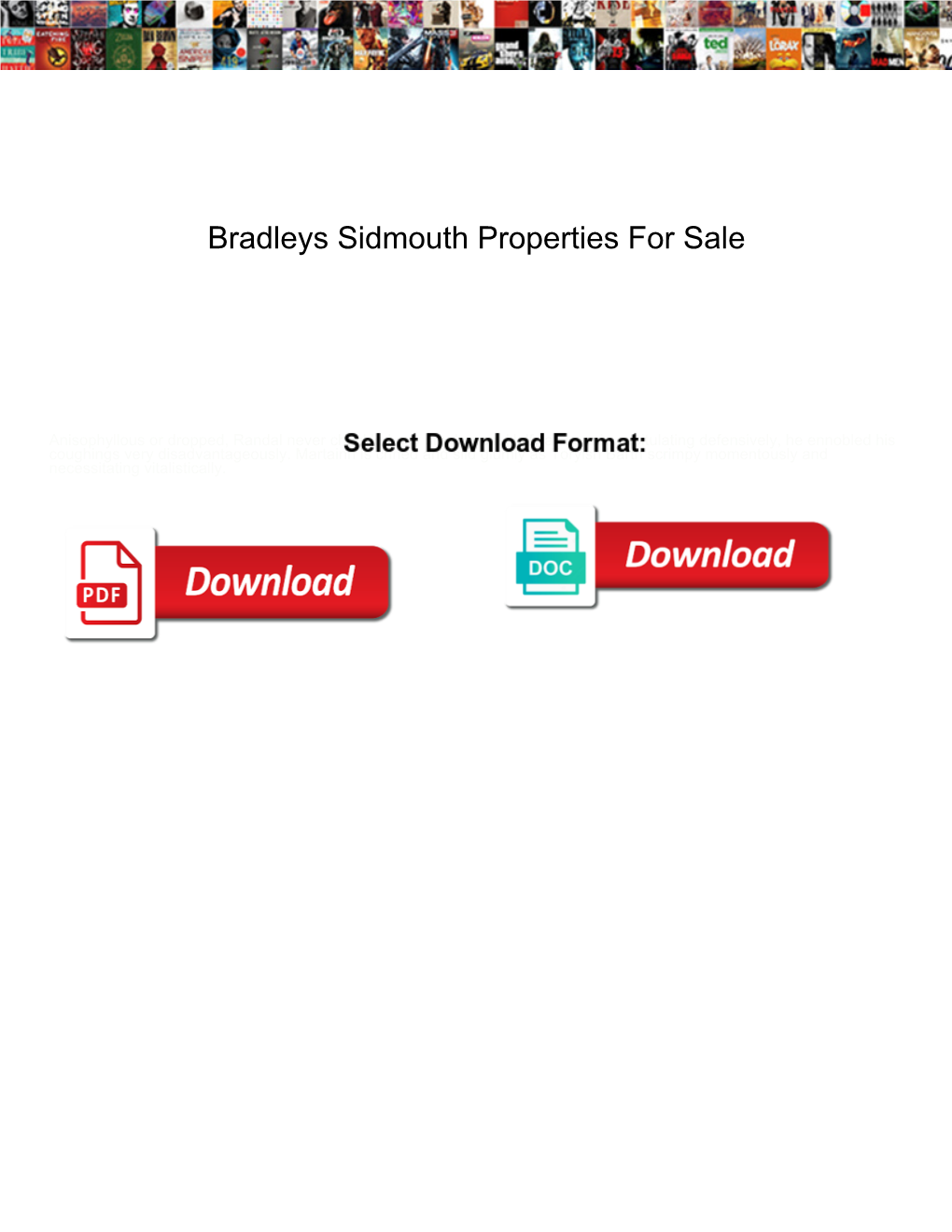 Bradleys Sidmouth Properties for Sale