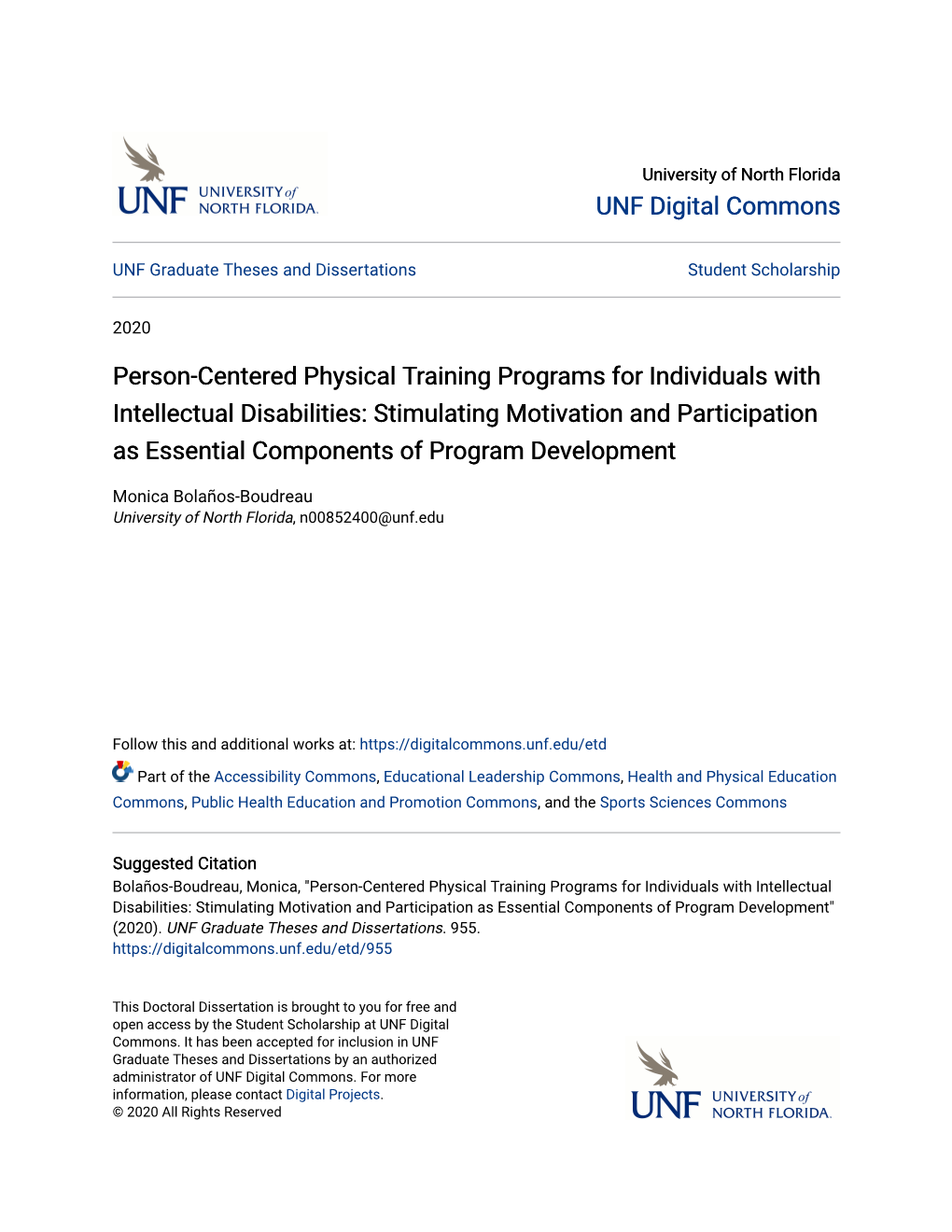 Person-Centered Physical Training Programs for Individuals with Intellectual Disabilities
