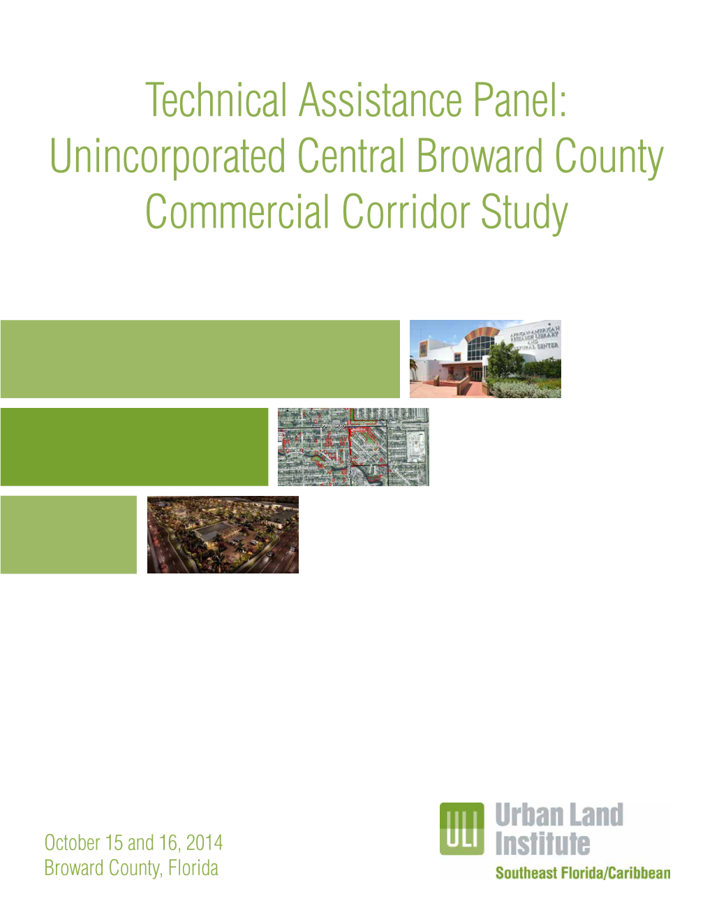 Unincorporated Central Broward County Commercial Corridor Study