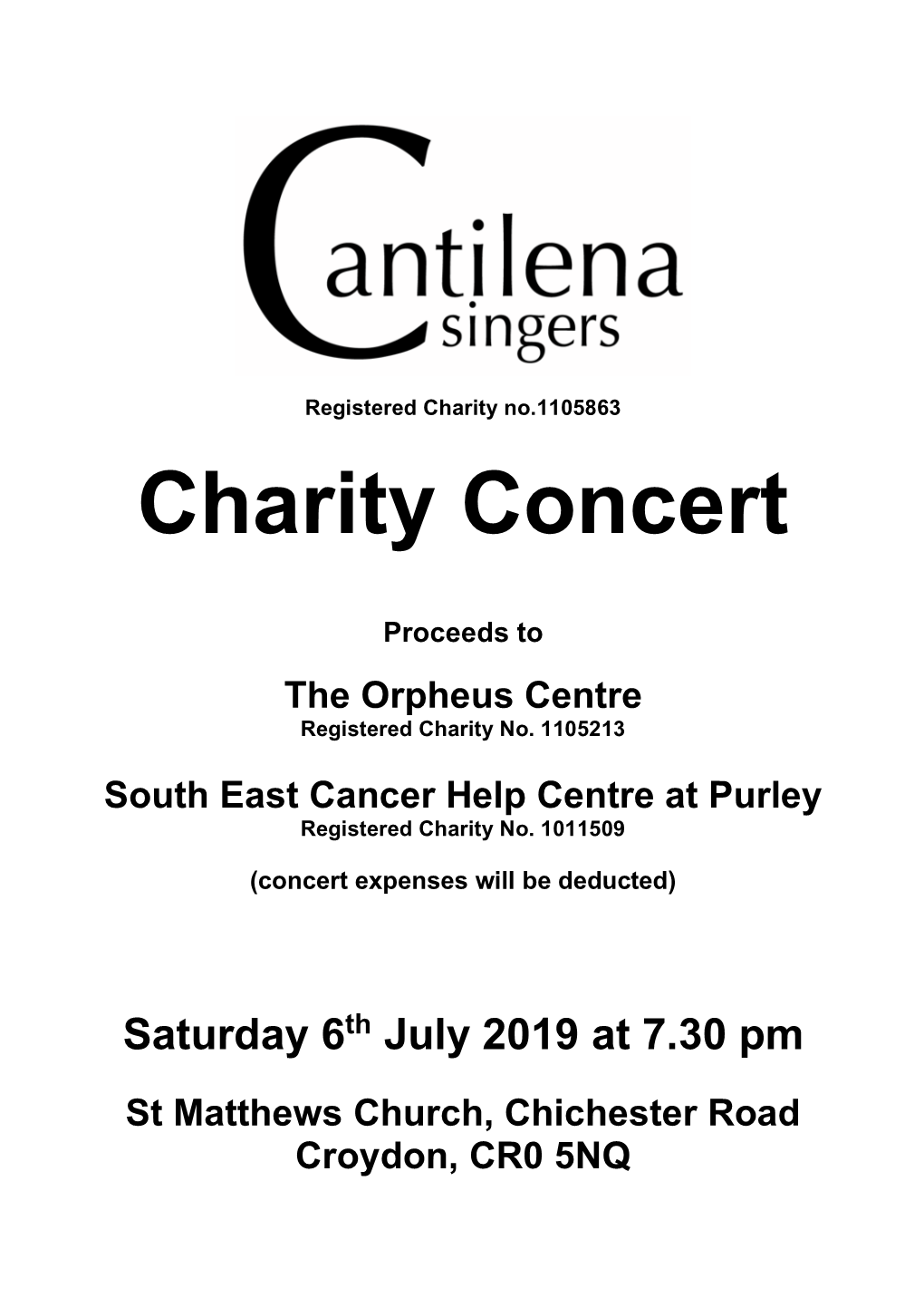 Charity Concert