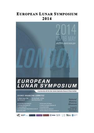 European Lunar Symposium 2014