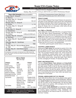 Game Notes-Finland.Indd