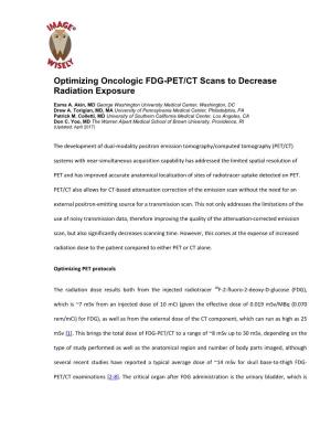 Optimizing-Oncologic-FDG-PET-CT