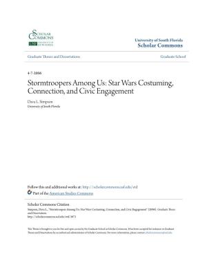 Star Wars Costuming, Connection, and Civic Engagement Dava L