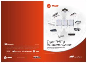 Trane TVRTM II DC Inverter System