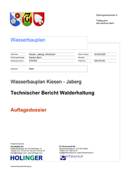 Wasserbauplan Wasserbauplan Kiesen