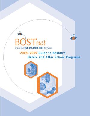 2008–2009 Guide to Boston's Before and After School Programs