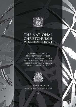 The National Christchurch Memorial Service