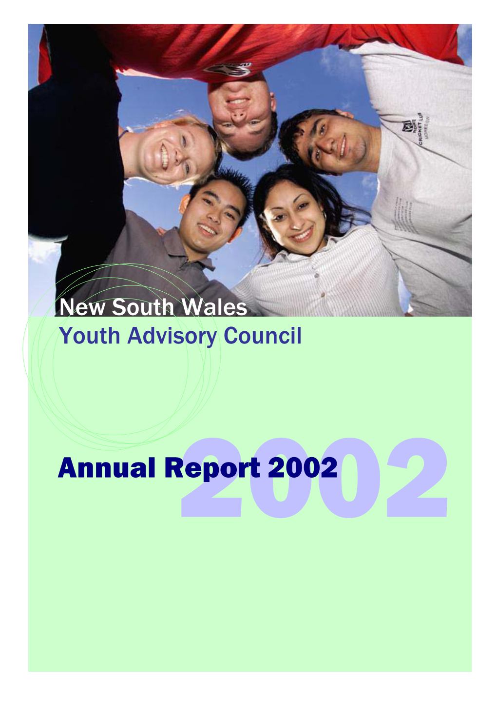 Youth Advisory Council Annual Report 2002