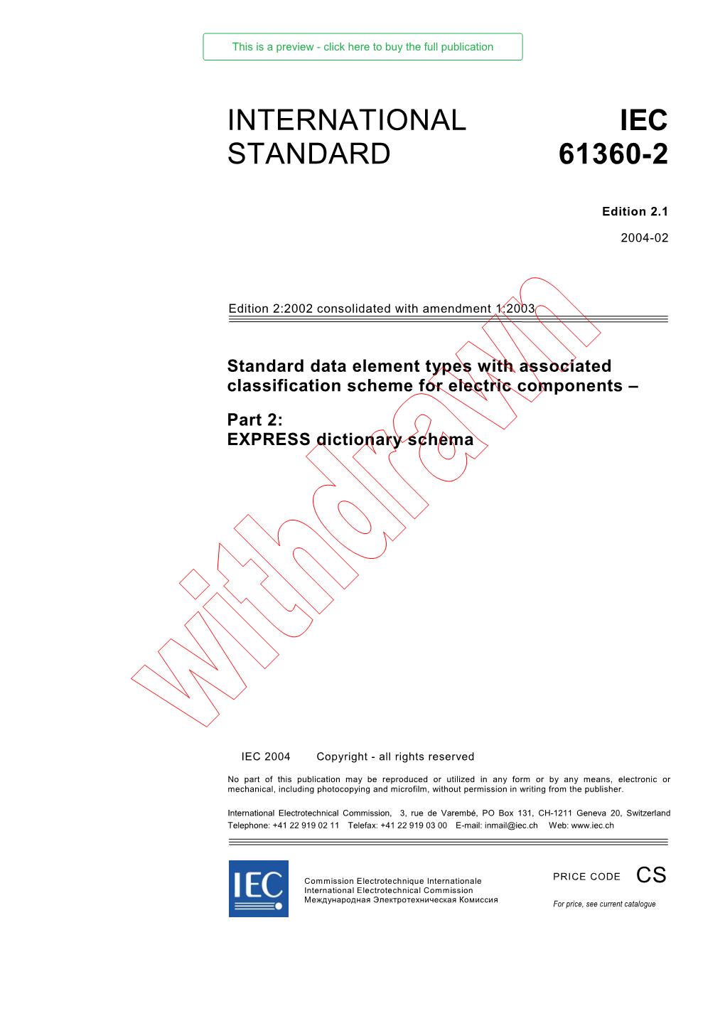 International Standard Iec 61360-2