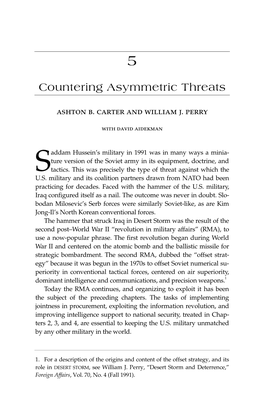 Countering Asymmetric Threats