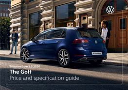 The Golf Price and Specification Guide