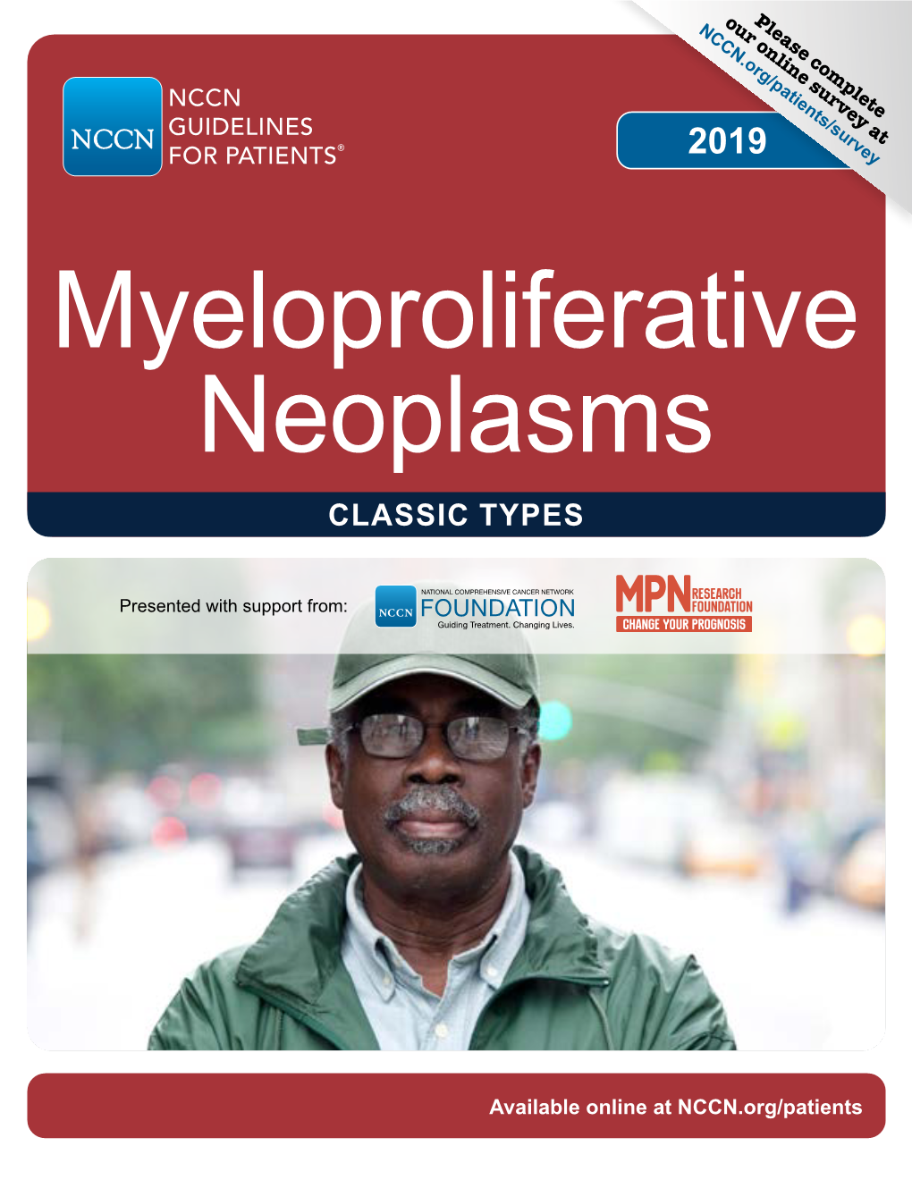 NCCN Guidelines for Patients Myeloproliferative Neoplasms