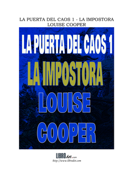 La Puerta Del Caos 1 - La Impostora Louise Cooper