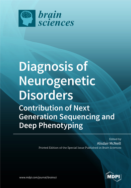 Diagnosis of Neurogenetic Disorders Contribution of Next Generation Sequencing and Deep Phenotyping