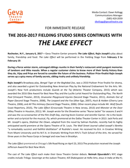 Geva Presents the Lake Effect