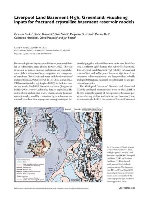 Liverpool Land Basement High, Greenland: Visualising Inputs for Fractured Crystalline Basement Reservoir Models