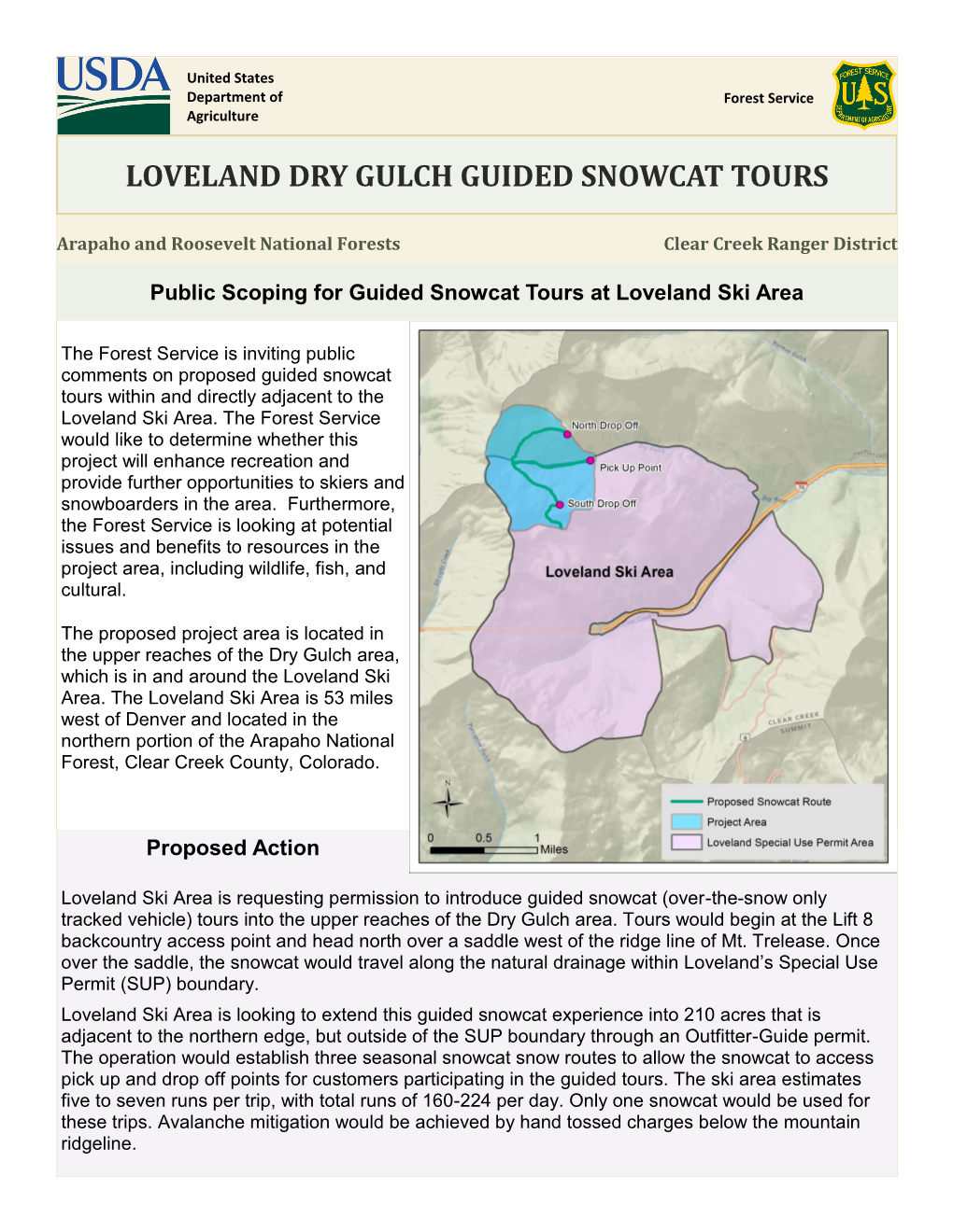 Loveland Dry Gulch Guided Snowcat Tours