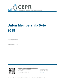 Union Membership Byte 2018