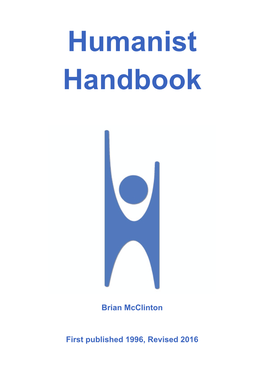 Humanist Handbook
