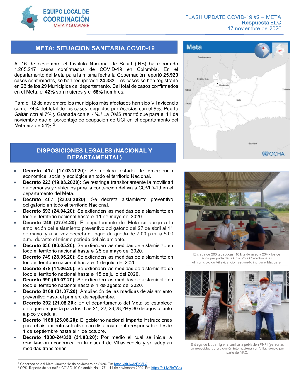 Meta: Situación Sanitaria Covid-19 Disposiciones Legales (Nacional Y