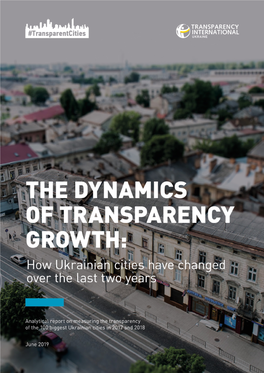 The Dynamics of Transparency Growth: How the Ukrainian Cities Have Changed Over the Last Two Years