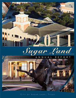 City of Sugar Land, Texas Table of Contents