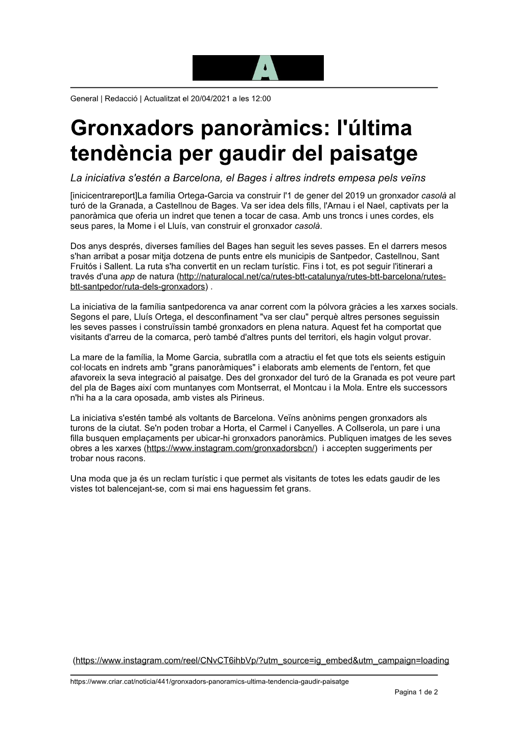 Gronxadors Panoràmics