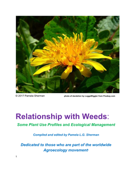 Relationship with Weeds​