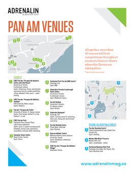 Download Your Pan-Am Venue Guide