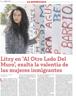 Litzy En 'Al Otro Lado Del Muro', Exalta La Valentía De Las Mujeres
