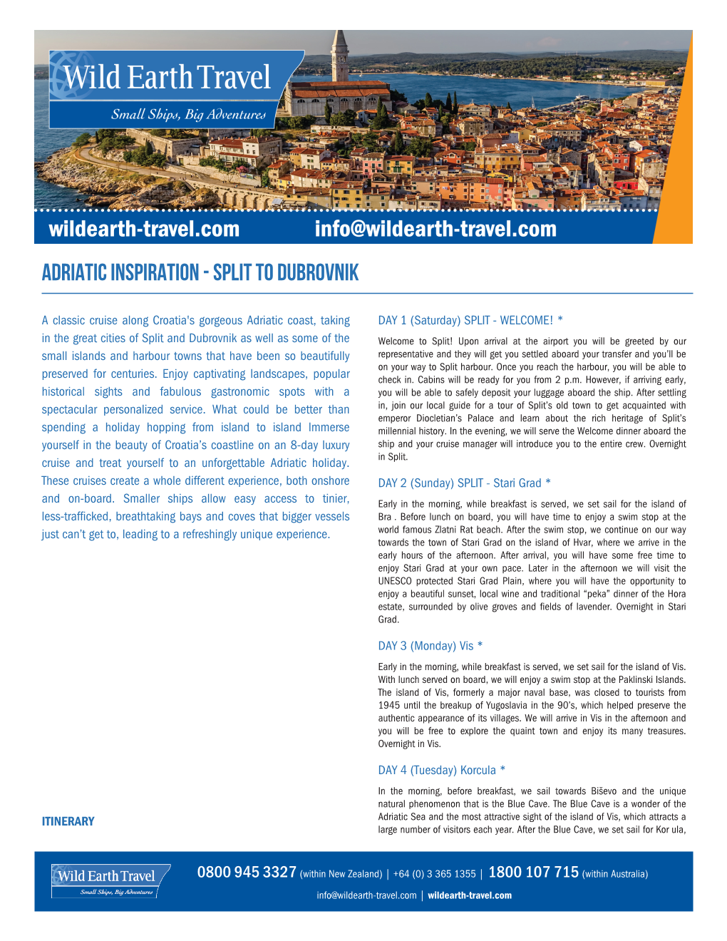 Adriatic Inspiration - Split to Dubrovnik