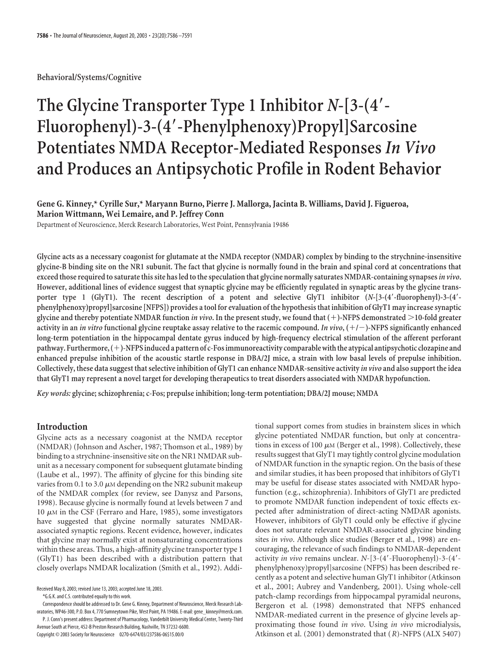 The Glycine Transporter Type 1 Inhibitorn-[3-(4