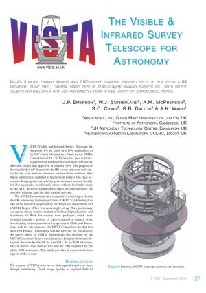 The Visible & Infrared Survey Telescope for Astronomy