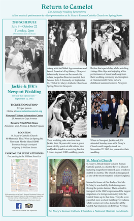 Jackie & JFK's Newport Wedding