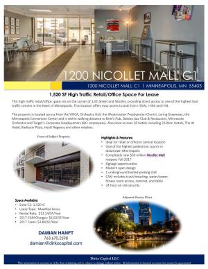 Template Brochure 1200 Nicollet Mall Suite C1