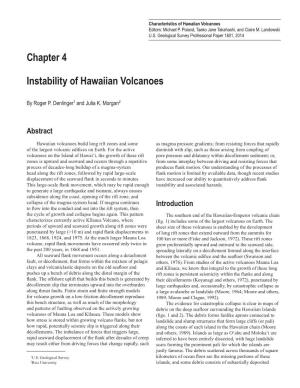 Chapter 4 Instability of Hawaiian Volcanoes