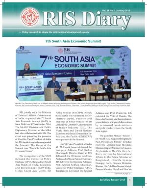 7Th South Asia Economic Summit