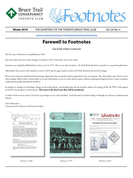 Farewell to Footnotes