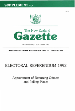 Electoral Referendum 1992