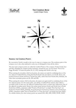 Compass Rose Leader Notes
