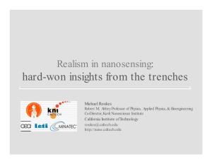 Realism in Nanosensing: Hard-Won Insights from the Trenches
